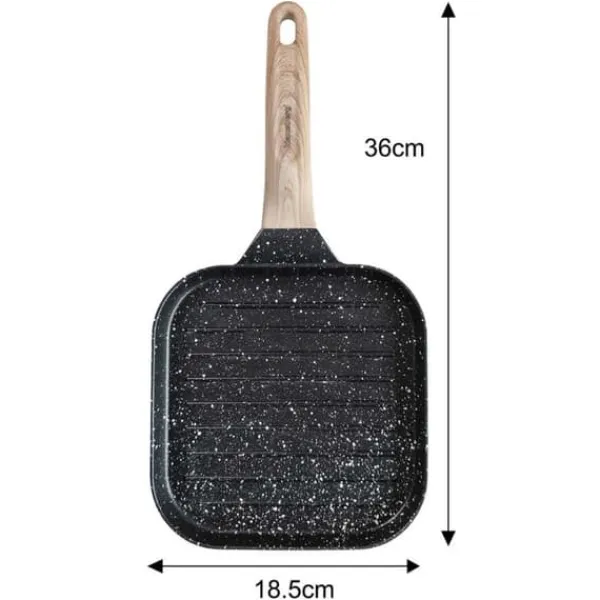Gryder, Stegepander Og Kasseroller>MINI MARMOR GRILLPANDE KLAUSBERG KB-7810