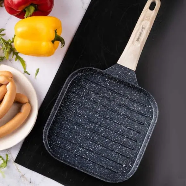Gryder, Stegepander Og Kasseroller>MINI MARMOR GRILLPANDE KLAUSBERG KB-7810