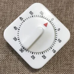 Mini Mekanisk Timer 1Hr/60Min Spil Nedtælling Tæller Alarm Køkken Madlavningsværktøj