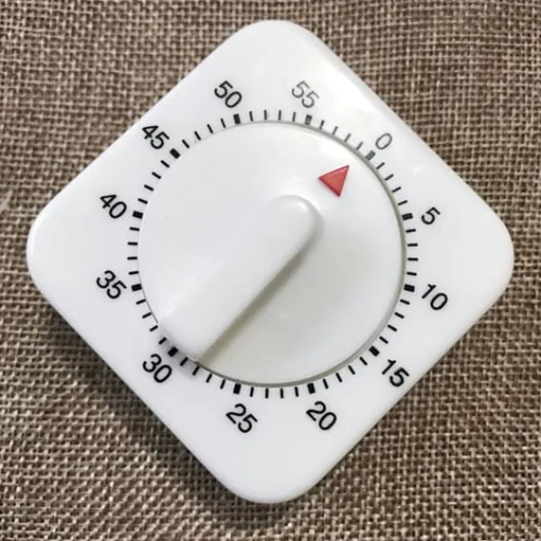 Mini Mekanisk Timer 1Hr/60Min Spil Nedtælling Tæller Alarm Køkken Madlavningsværktøj