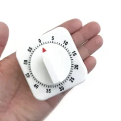 Mini Mekanisk Timer 1Hr/60Min Spil Nedtælling Tæller Alarm Køkken Madlavningsværktøj