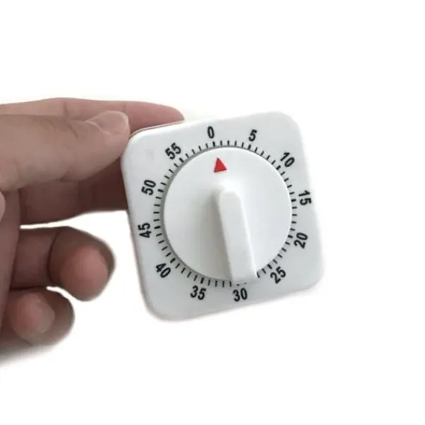 Mini Mekanisk Timer 1Hr/60Min Spil Nedtælling Tæller Alarm Køkken Madlavningsværktøj