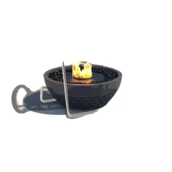 Popcornmaskiner>Mini Popcorn Maskine, Rustfrit Stål 304, Håndsvinget Betjening, Åben Flamme Opvarmning