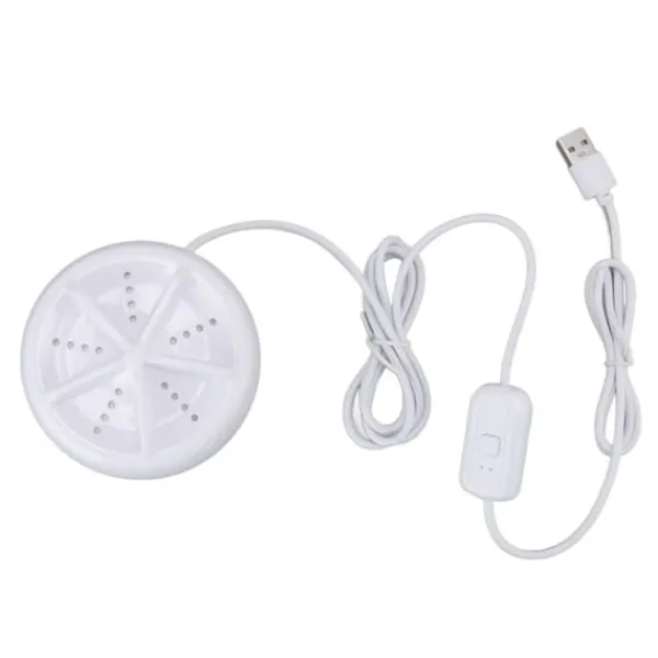 Vaskemaskiner>Mini tvättmaskin Ultraljud lågbrus USB-driven bärbar tvättmaskin för underkläder strumpor Rese sovsal
