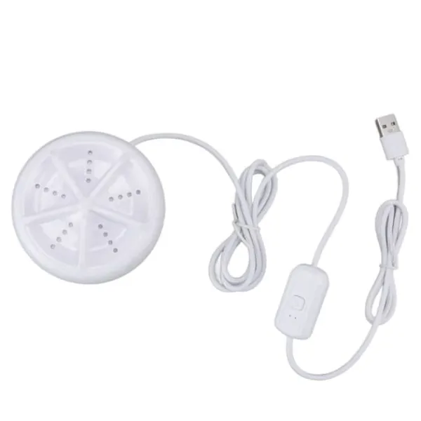 Vaskemaskiner>Mini tvättmaskin Ultraljud lågbrus USB-driven bärbar tvättmaskin för underkläder strumpor Rese sovsal
