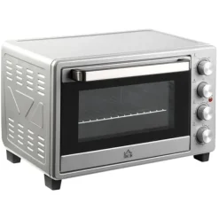 Miniovn 32 L, 1600 W, drypbakke, rustfri & glas, sølv Best