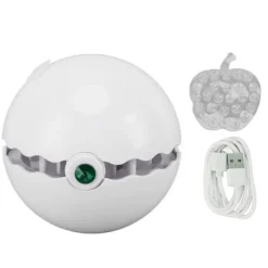 Opvaskemaskiner>Minivask opvaskemaskine 1200mAh USB opladning IP67 Højhastigheds rotation USB opvaskemaskine til tallerkenskål Gaffel Grøn