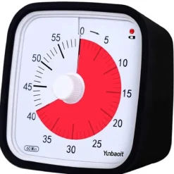60-Minutters Analog Timer med Tydeligt Visuelt Display: Ideel til Køkkent Hot