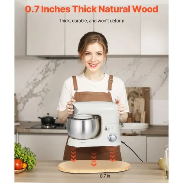 Mixer Slider Oval 15,7 x 11,1 tommer, Tilte-Hoved 5,5-8 Qt Stand Mixer, Ideel til Blandingsmaskiner New