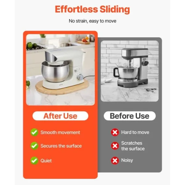 Mixer Slider Oval 15,7 x 11,1 tommer, Tilte-Hoved 5,5-8 Qt Stand Mixer, Ideel til Blandingsmaskiner New