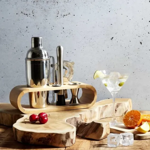 Barudstyrssæt>MIXOLOGY bartendersæt, rustfrit stål