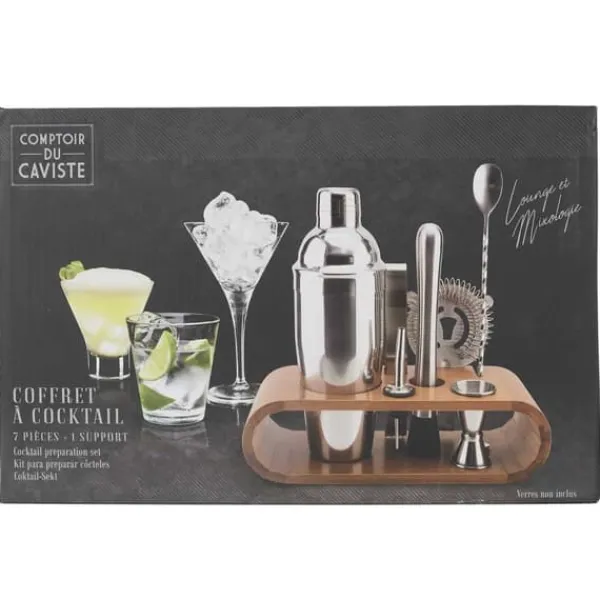 Barudstyrssæt>MIXOLOGY bartendersæt, rustfrit stål
