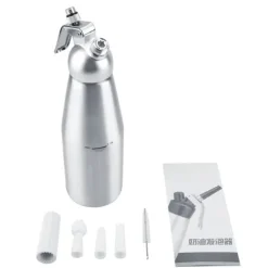 Sprøjteposer>1000ml bærbar aluminium flødeskumsdispenser skummer dessertværktøj