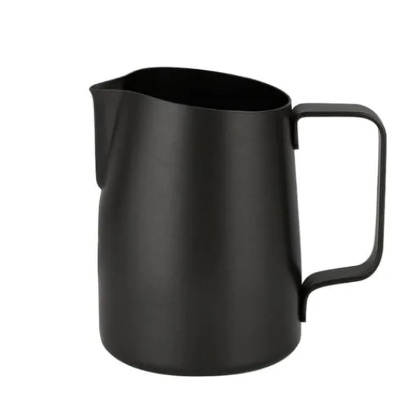 Kaffemaskiner Til God Kaffe>450ml rustfrit stål non-stick belægning kaffekande mælkeskum latte kop krus (sort)
