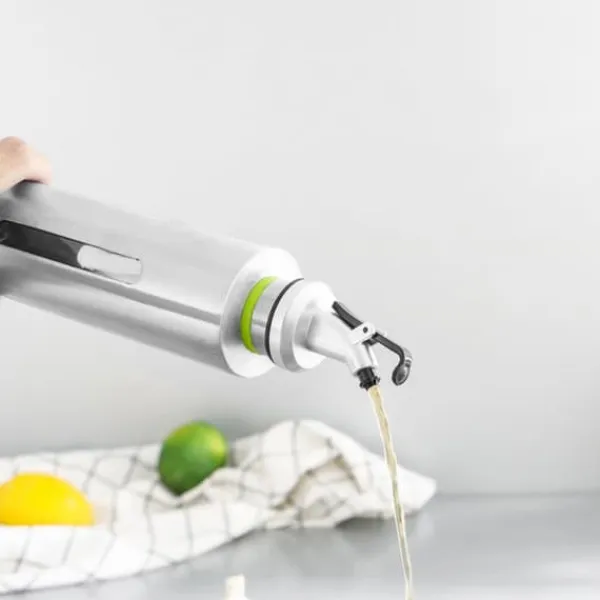Olie- & Eddikebeholdere>150ml rustfrit stål olieflaske lækagesikker sojasauce eddike dispenser