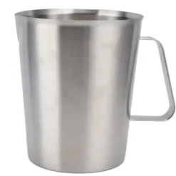 Målebægere & Måleskeer>Målebæger i rustfrit stål til skumning af kaffe og mælk - korrosionsbestandig med skala - 1500 ml