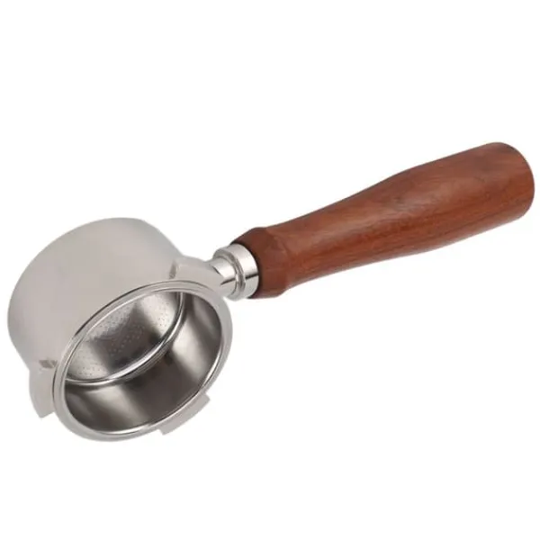 Kaffemaskiner Til God Kaffe>51mm Bundløst Portafilter Kaffemaskine Rustfrit Stål Portafilter 3 Ører Bundløst Portafilter til Delonghi