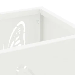 Moderne parasolfod i stål - Praktisk paraplystativ | Farve: Hvid | Størrelse: 15.5x15.5x49 cm Clearance