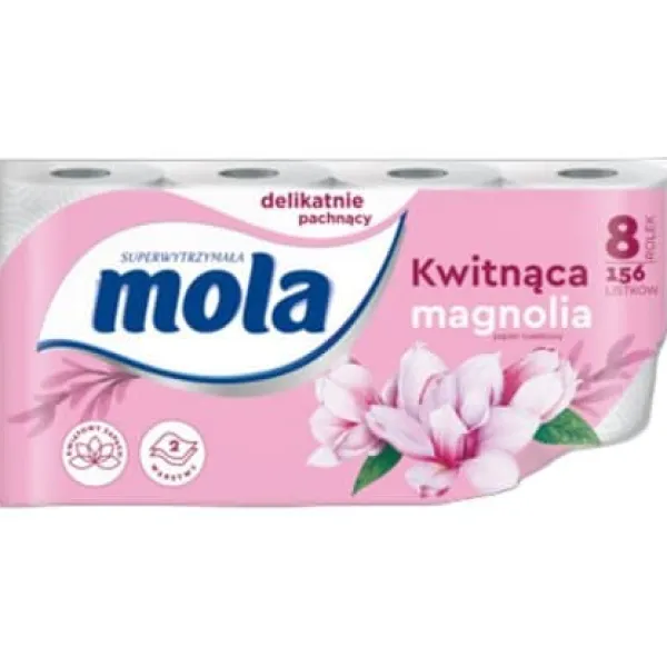 Toiletpapir>Mola Blooming Magnolia Toiletpapir 8 Ruller