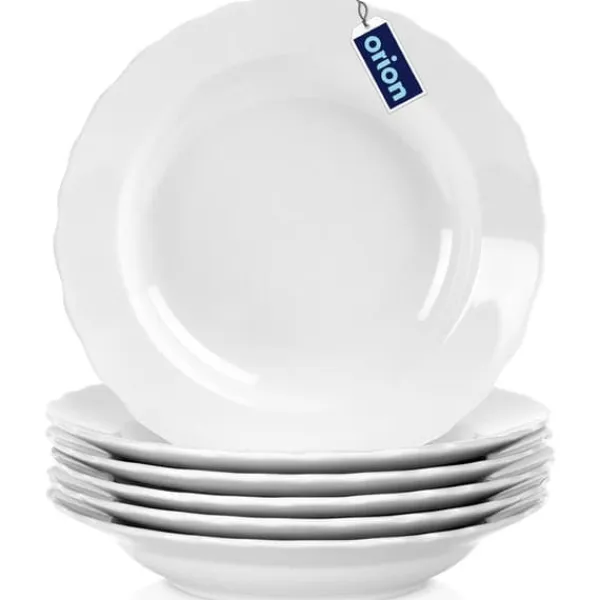 Tallerkener & Bordservicer>MONA dyb porcelænstallerken 24 cm, 350 ml 6 stk.