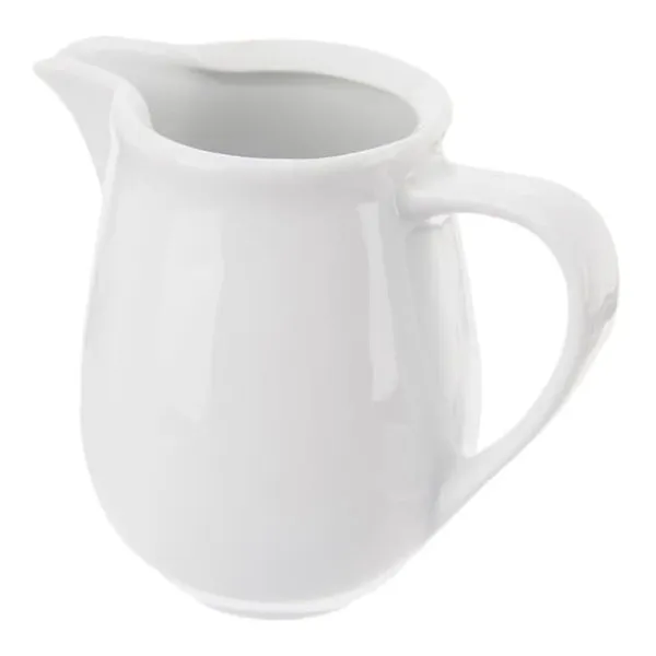 Kaffe- & Tekander>MONA hvid porcelænsmælkekande 80 ml