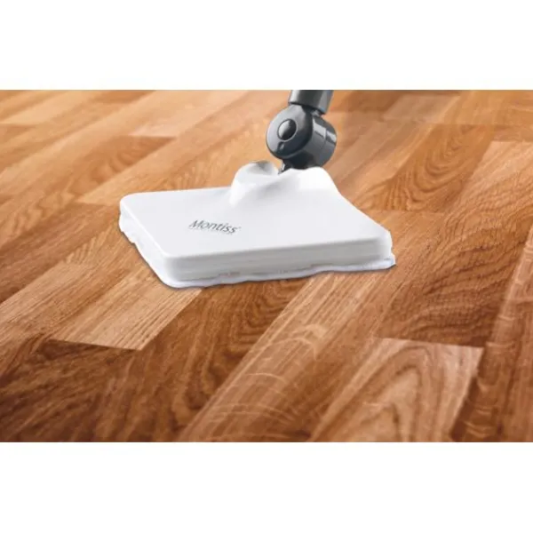 Damprensere>Montiss Steam Mop Grey 350 ml med 4 m ledning og 4 stk. tilbehør