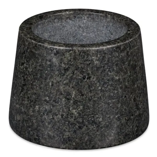 Mortere & Pistiller>Morter og støder, granit, 10x13,5 cm, grå