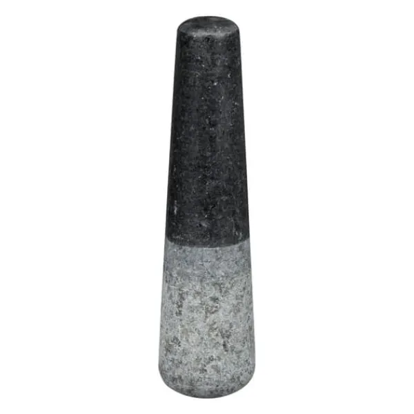 Mortere & Pistiller>Morter og støder, granit, 12x19,5x19,5 cm, sort