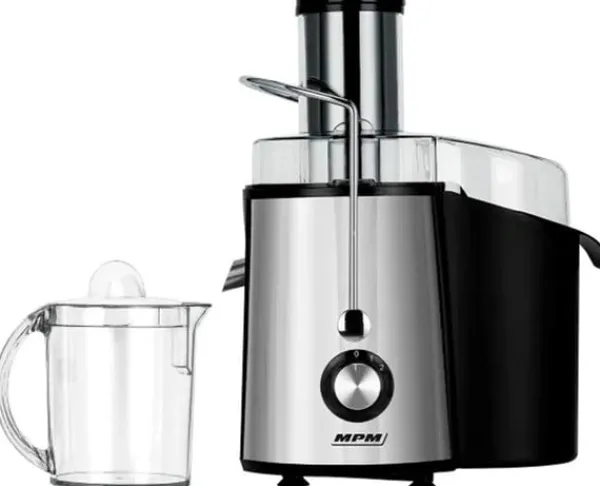 MPM MSO-18-M Juicer 1000 W Sort, Sølv Sale