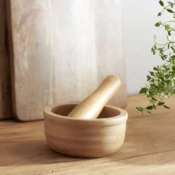 Mortere & Pistiller>Mørtel | BAMBUS | bambus | 12x6 cm | 998120