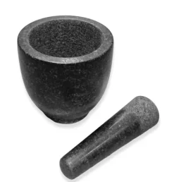 Mortere & Pistiller>Mørtel med granitbelægning 12x12cm KINGHOFF KH-1680