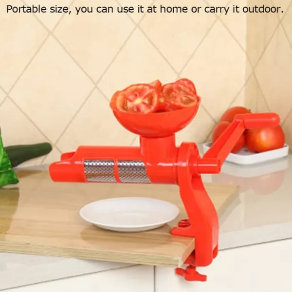 Multifunktionel Bærbar Hånd Tomatjuicer Frugtjuicemaskine Ekstraktor Presser Hot