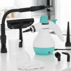 Damprensere>Multifunktionel, 9-i-1 håndholdt damper med tilbehør Steany InnovaGoods 0,35 L 3 Bar 1000W