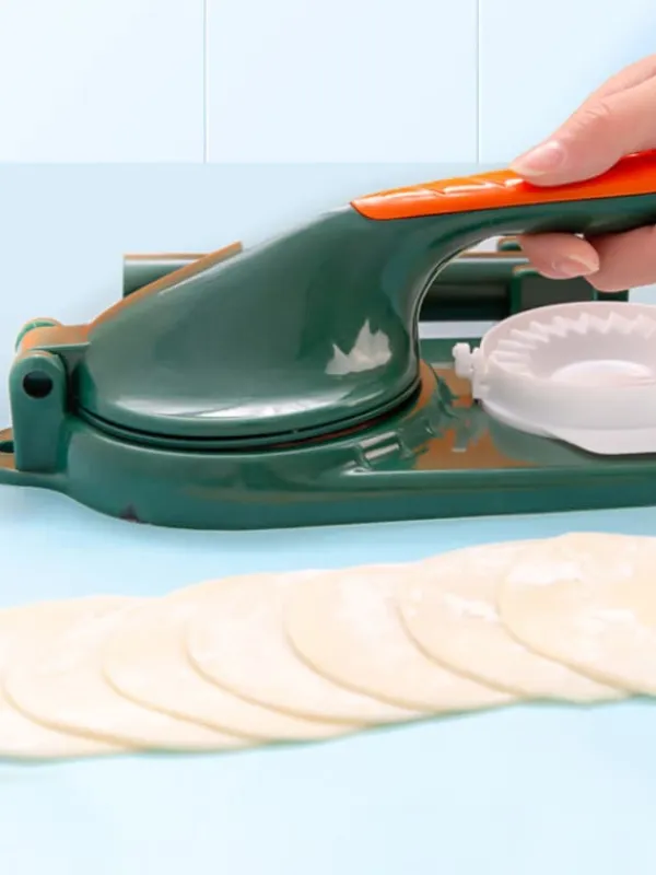 Pressere>Multifunktionell tryckknödelinpackningsmaskin Köksmanuell dumplinginpackningsmaskin