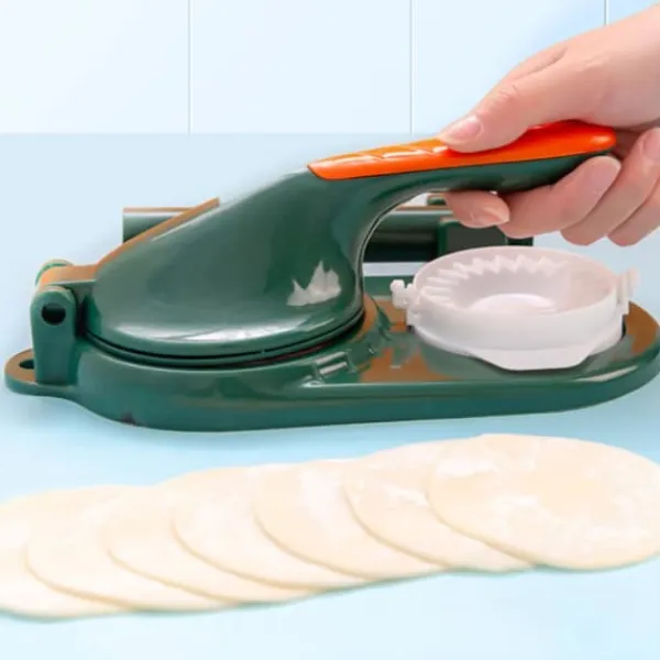Pressere>Multifunktionell tryckknödelinpackningsmaskin Köksmanuell dumplinginpackningsmaskin