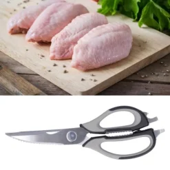 Multifunktions Køkkensaks Kraftig Madsaks Kød Fisk Grill Madlavningsværktøj Sort Best