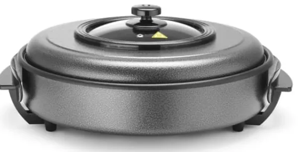 Elektriske Stegepander & Wokker>Multipande Elektrisk 1400W, 400mm, Non-stick-belægning, Termostat