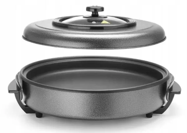Elektriske Stegepander & Wokker>Multipande Elektrisk 1400W, 400mm, Non-stick-belægning, Termostat
