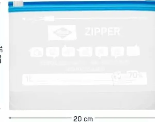 Madopbevaringsposer>Multi-use Bag Albal Zipper (12 uds) (1 l)