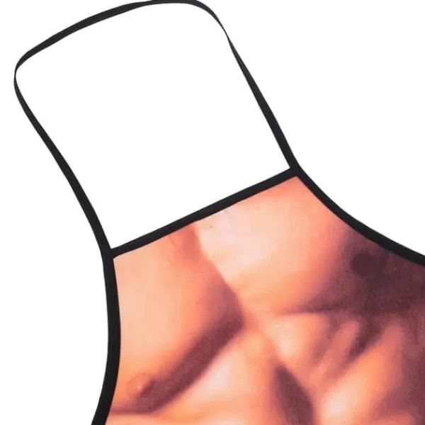 Forklæder>Muscle Man 3D Sjov Vandtæt Madlavningsforklæde
