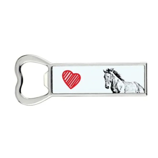 Mustang - flaskeåbner med hest, personlig køleskabsåbner, unik gave til en mand fra Art-Dog Discount