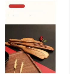 Myqqhbs Spurtle træsæt håndlavet, holdbart, skotsk Discount