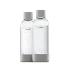 Sodavandsmaskiner>Mysoda PET-flaska 1L 2-pack, Grey