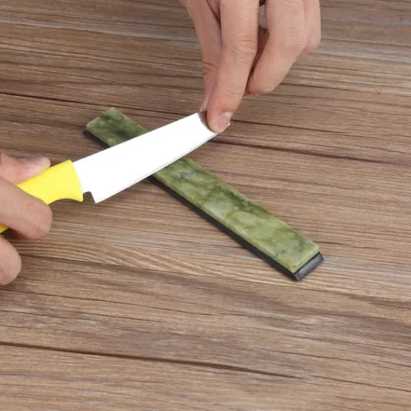 Køkkenknive>Naturlig Slibesten Slibesten Kniv Polering Slibeværktøj Grøn 10000#