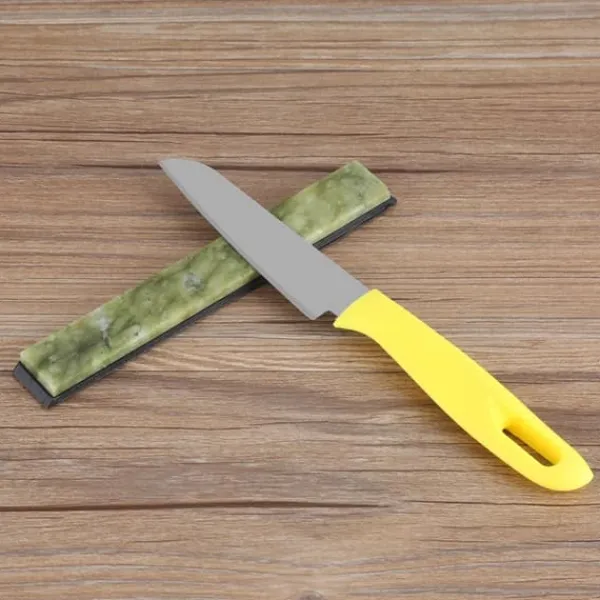 Køkkenknive>Naturlig Slibesten Slibesten Kniv Polering Slibeværktøj Grøn 10000#