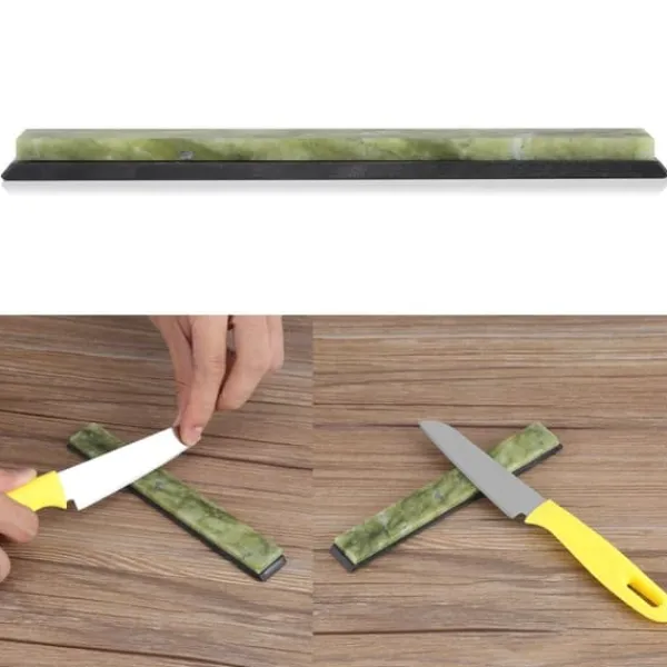 Køkkenknive>Naturlig Slibesten Slibesten Kniv Polering Slibeværktøj Grøn 10000#