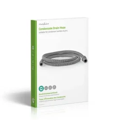 Nedis Aftræksslange | 8 mm | 10 mm | 1.50 m | Ansøgning: Kondenser tørretumbler | Gummi / Plastik | Grå