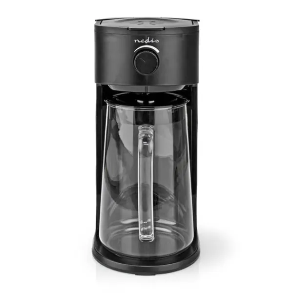 Tebryggere>Nedis KAICM200FBK Iced Coffee & Tea Maker Filterkaffe 2,5 L 6 Kopper Sort