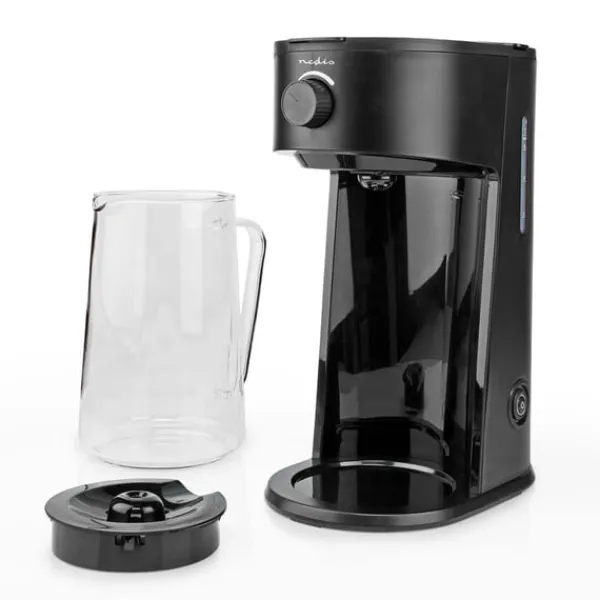Tebryggere>Nedis KAICM200FBK Iced Coffee & Tea Maker Filterkaffe 2,5 L 6 Kopper Sort