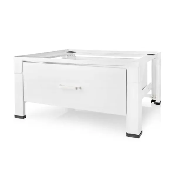 Nedis Stativ til vaskemaskine og tørretumbler | Skuffe | 150 kg | Hvid Online